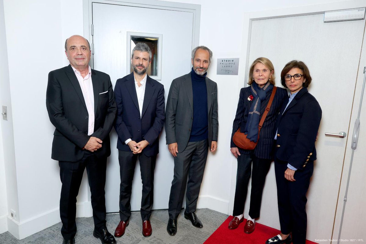 "Son cœur battait pour RTL" : RTL rend hommage à Philippe Labro et inaugure un studio à son nom s.rtl.fr/opJ9n