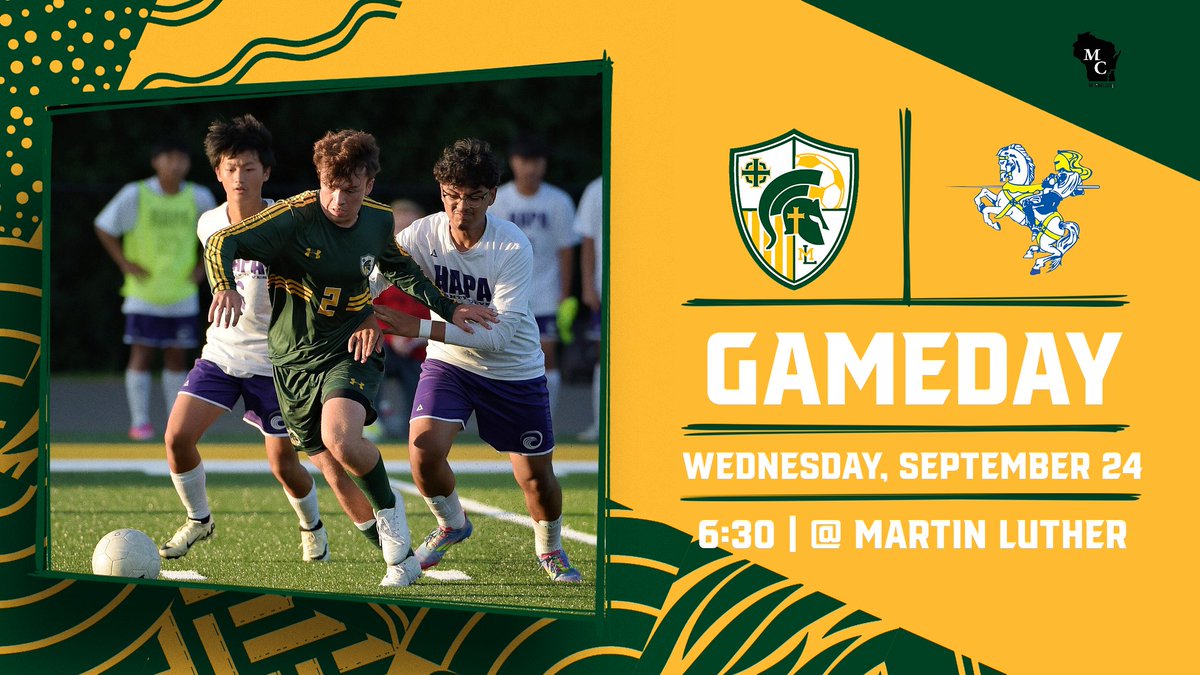 ML Spartan Athletics (@ml_spartans) on Twitter photo Watch ML Boy's Soccer take on the Kenosha St. Joe's Lancers at 6:30 PM tonight <a href="/MartinLutherHS/">Martin Luther HS</a> -- Go Spartans! Watch ML Boy's Soccer take on the Kenosha St. Joe's Lancers at 6:30 PM tonight <a href="/MartinLutherHS/">Martin Luther HS</a> -- Go Spartans!