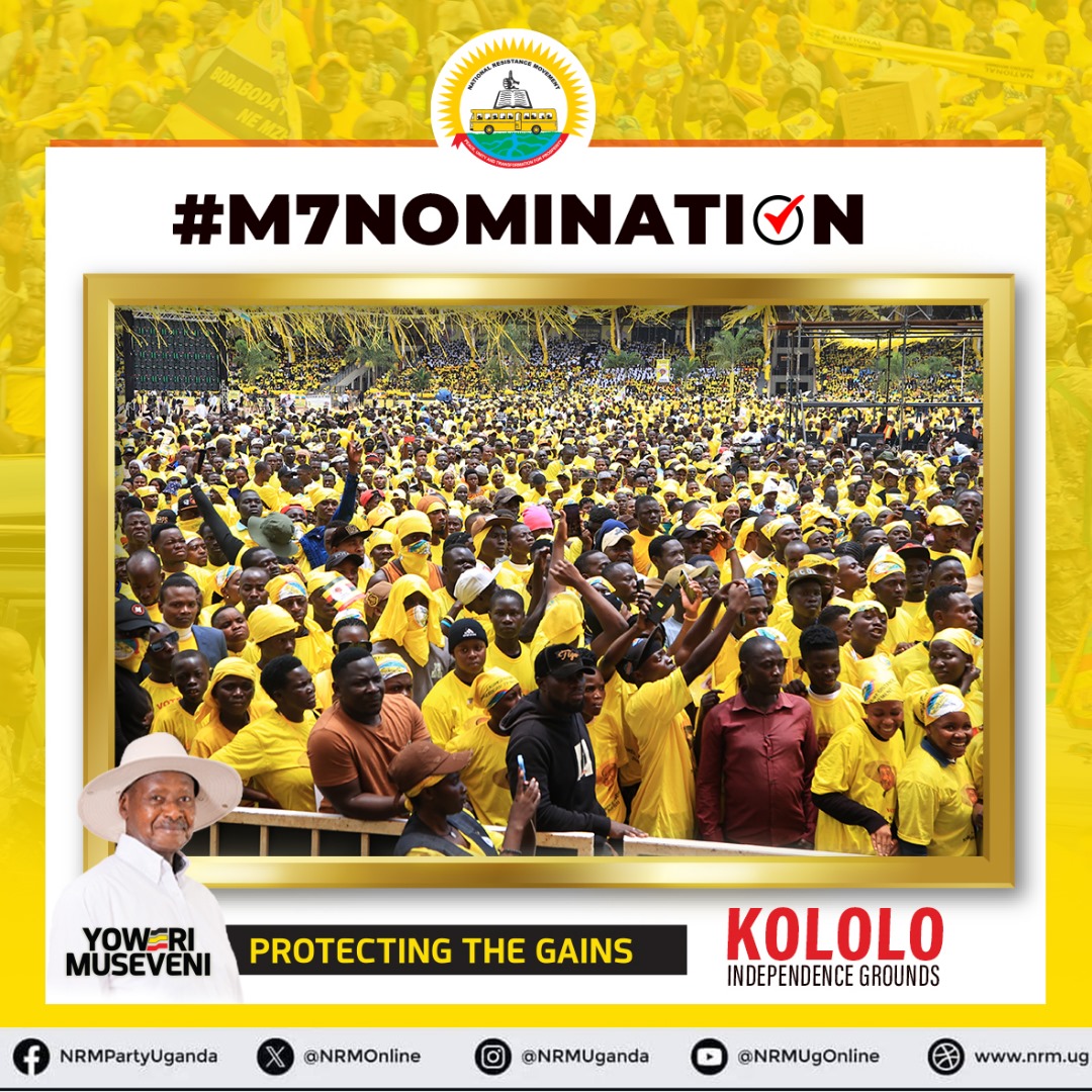 Kololo Independence Grounds came alive yesterday with pomp, bright smiles, and striking styles as crowds gathered for a day of celebration. Elegance mixed easily with culture and faith, creating a warm, colorful scene full of excitement. #ProtectingTheGains