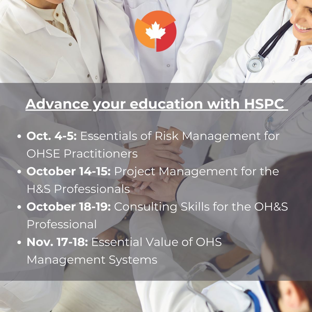 Looking to advance your career in occupational health and safety? 

From safety designation programs to specialized training, our courses help you stay ahead in a rapidly evolving workplace.

Take the next step in your professional journey: buff.ly/U0CMGA9