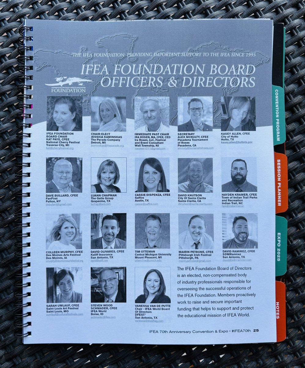 teeohhcmu's tweet image. Always great to attend &amp;amp; learn at the @IFEAWorld Convention, but super meaningful this year as an IFEA Foundation Board Member for the 1st time! Humbled for @cmurpl &amp;amp; @cmuniversity to win its 7th consecutive Gold Pinnacle while also celebrating IFEA’s 70th anniversary! 🔥👆