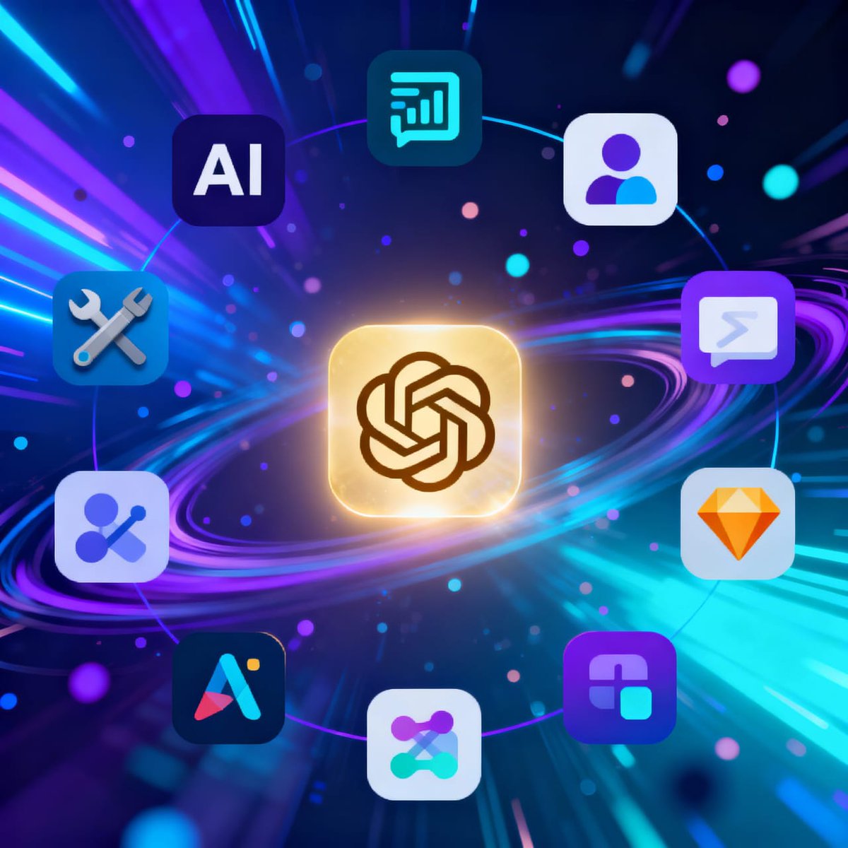 Most people only know about ChatGPT,

but the AI world is way bigger than that.

Here are 9 hidden AI tools you NEED to check out: 👇