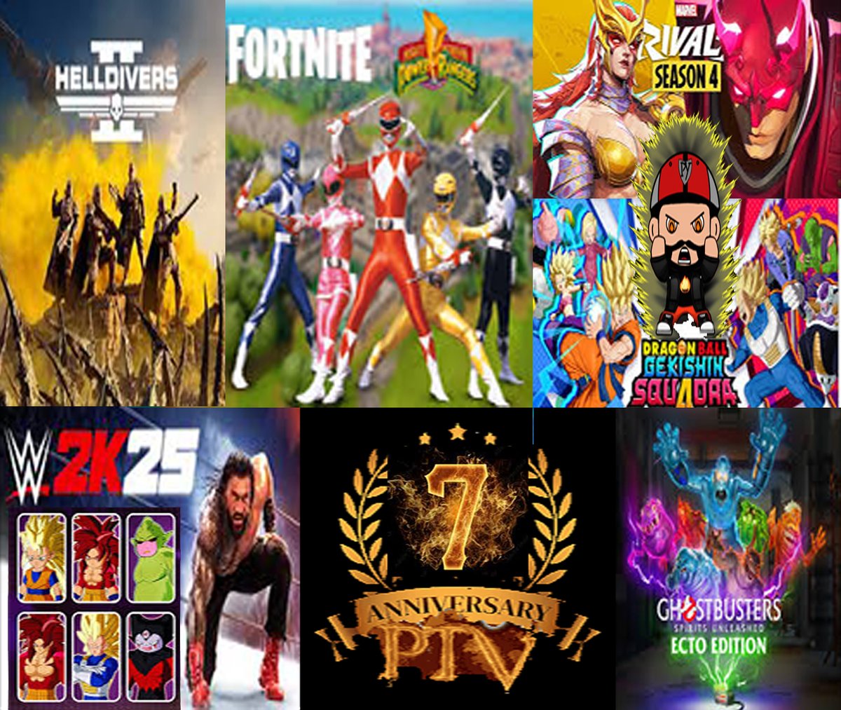 RyanPyroBiggs's tweet image. Join us tomorrow (Sept 25th)  on PTV for our 7th anniversary.

We'll have 3 BRAND NEW pieces of DLC that we'll be showcasing throughout the stream from Marvel Rivals new Map to new characters on DBZ. 

Tune in and join in right here from 7pm
youtube.com/@pyro-ptv

😎✌️🔥