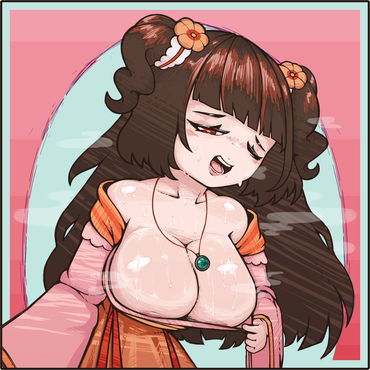 "In hot weather like this, I do hope that my fragrance is not sullied"☀️🌸♨️

Juts wanting to draw some thing to get back to the feeling and picked Xue Baochai from Limbus Company~