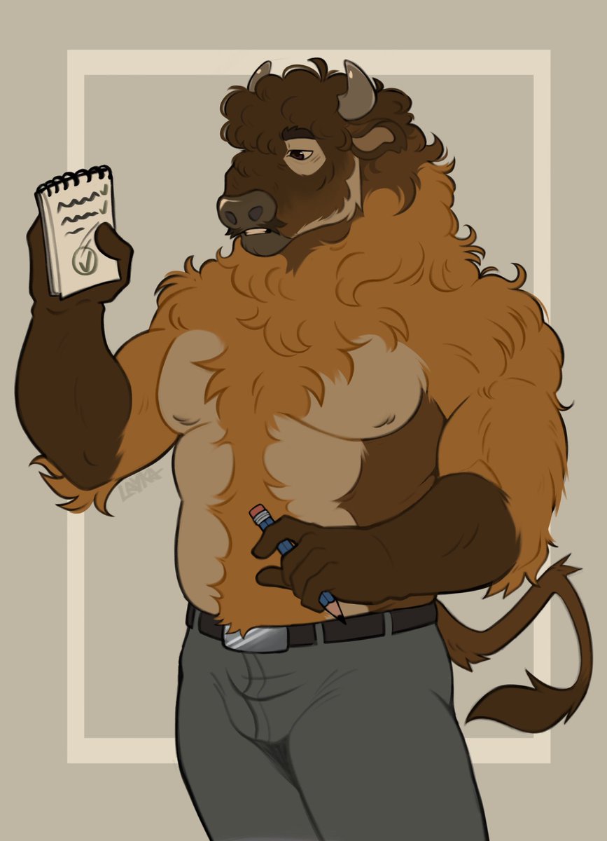A very busy bison🔥

[Comm Finished]