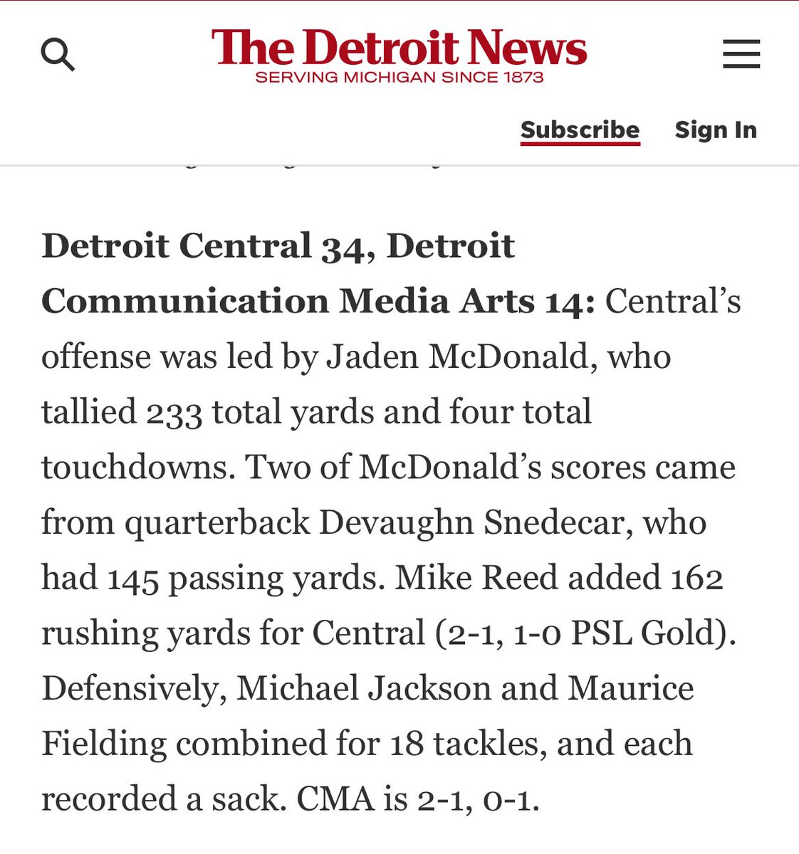 UnRealistic_34's tweet image. MICHAEL REID #run34 #mikereid #thedetroitnews 🙏🏾