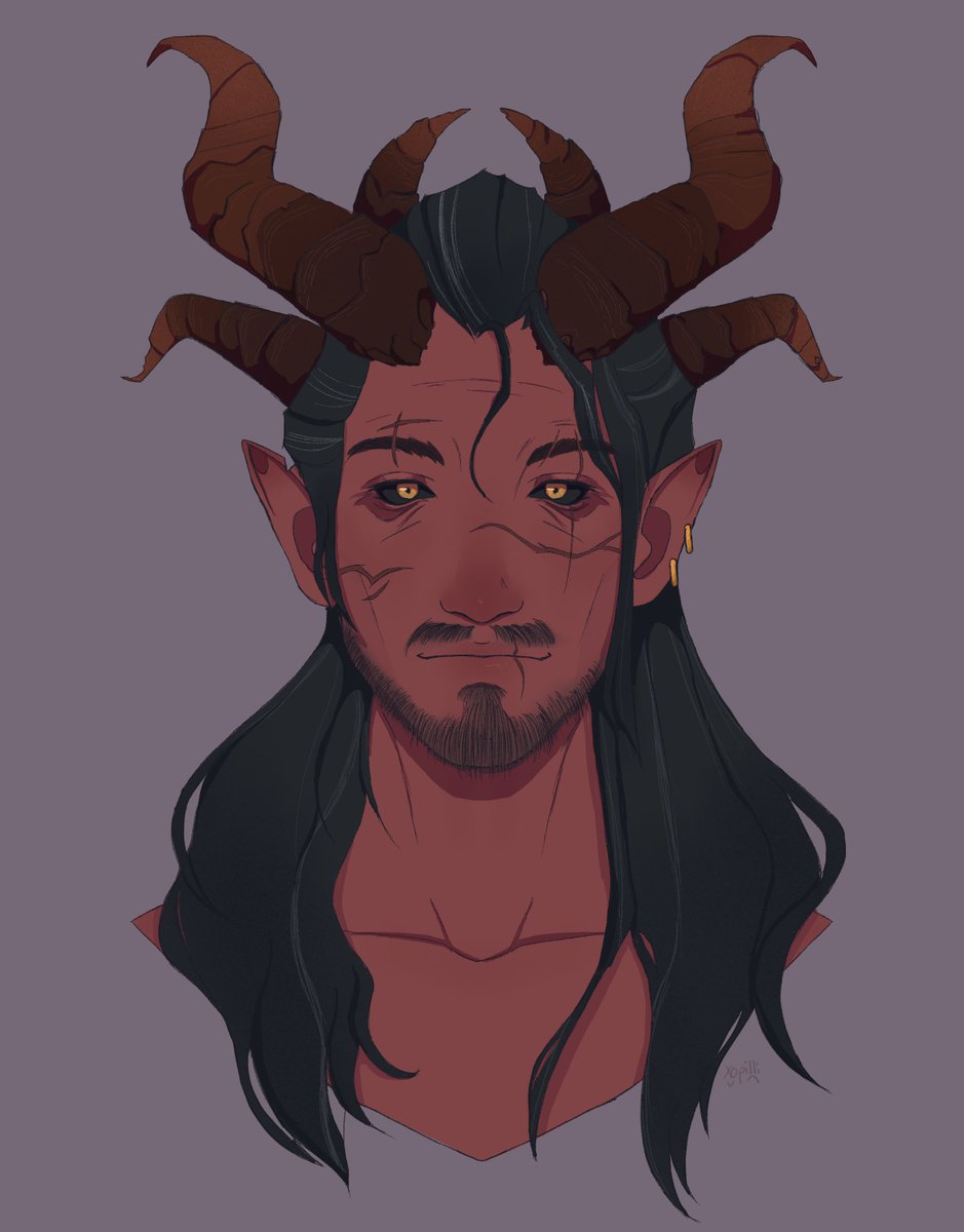 xopilli's tweet image. headshot cmm i did for a friend