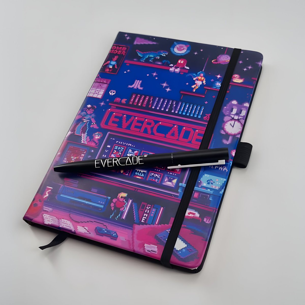 FunStockGames's tweet image. Want to own stationery that shows your love of Evercade and retro gaming? 

Grab this epic Evercade Pixel Notebook and Pen set here: funstock.co.uk/collections/ev…