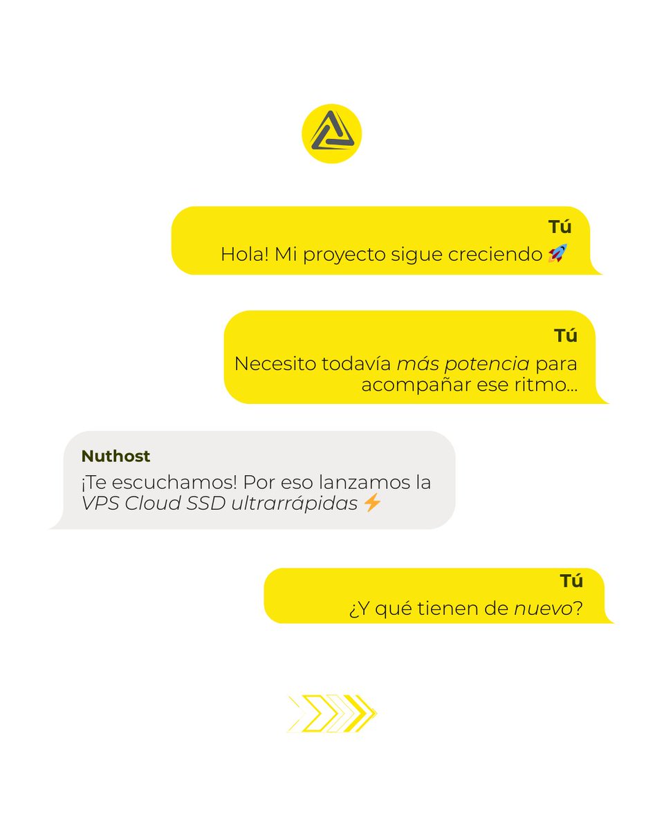 nuthost's tweet image. 🚀 ¿Tu proyecto creció y necesita más potencia?
Llegaron las VPS Cloud SSD ultrarrápidas de Nuthost:
⚡ Velocidad NVMe
🛡️ Seguridad Anti-DDoS
📈 Escalabilidad sin límites

👉 Mirá los planes: nuthost.com/es-ar/vps-clou…

#VPS #CloudHosting