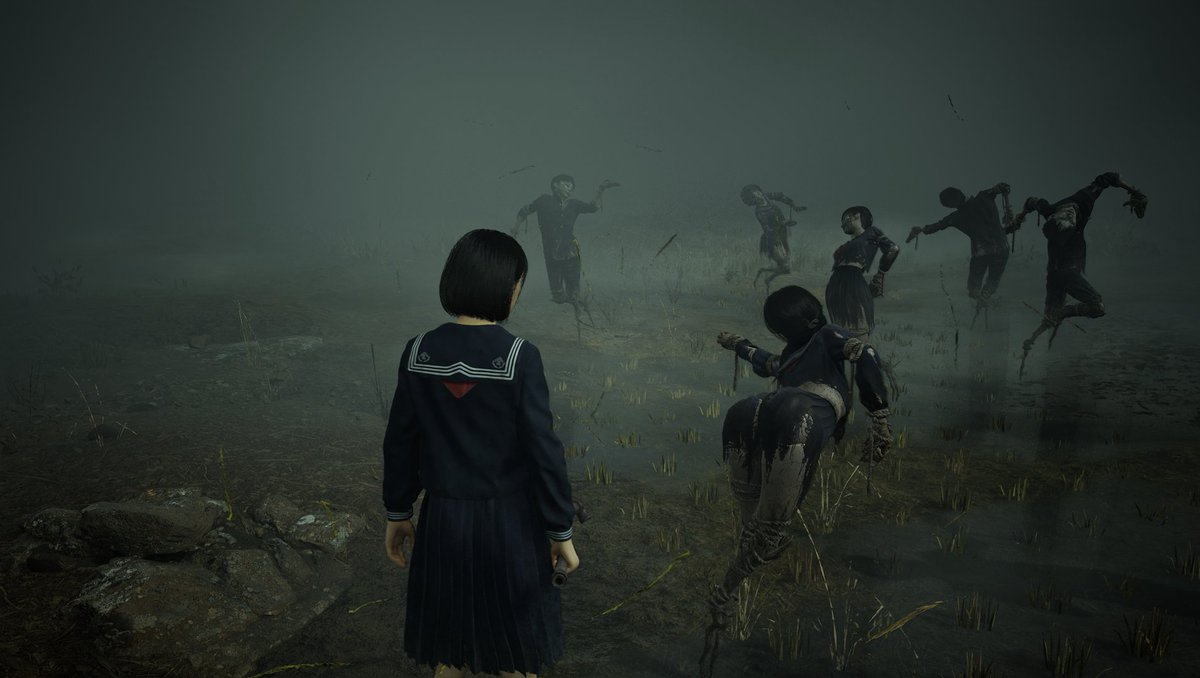 Not having a good time with Silent Hill f but hey thicc scarecrows.