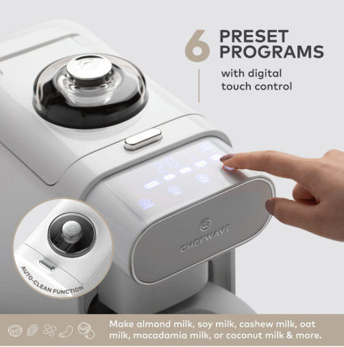 jayauk's tweet image. 🥛 Say goodbye to store-bought almond milk 👋
With the ChefWave Milkmade, you can make fresh, non-dairy milk in minutes.
✅ No soaking
✅ Self-cleaning
✅ 6 plant-based milk modes
✅ Delay amazon.com/dp/B09KBD72NV
#PlantBased #DairyFree #ChefWave #MilkMaker #VeganLife