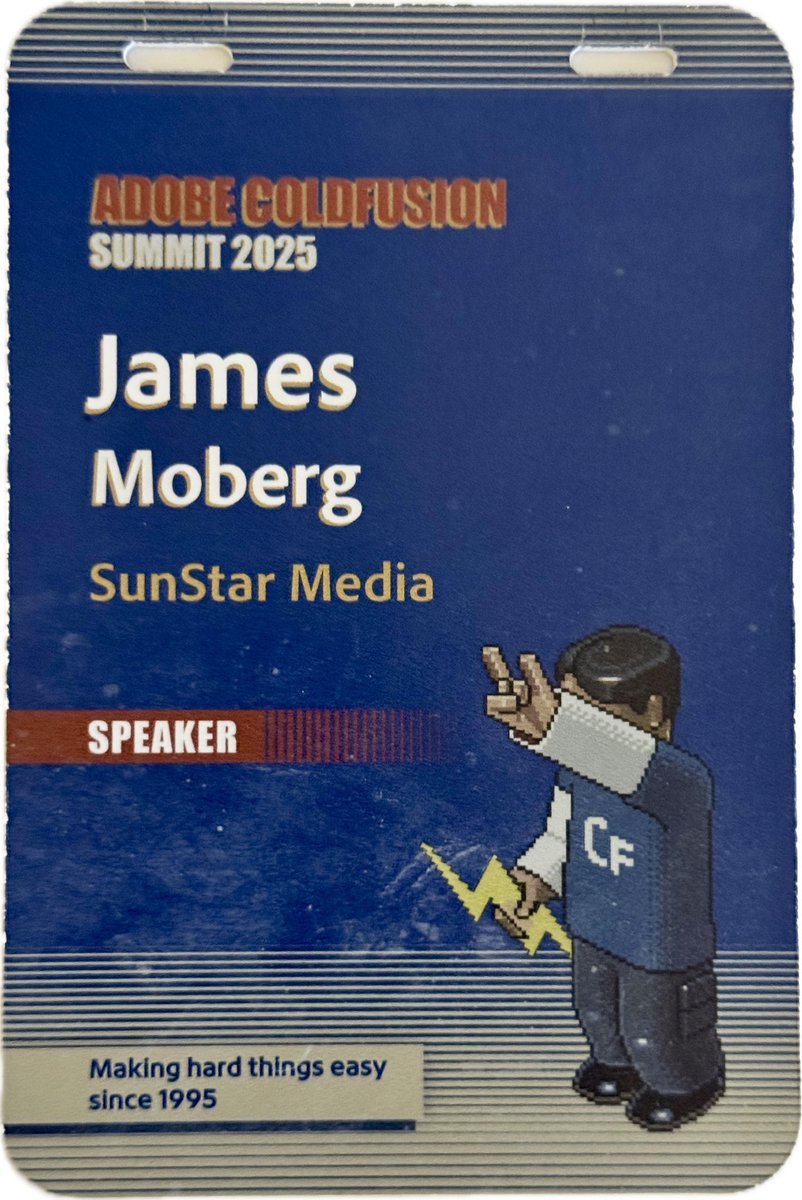 gamesover's tweet image. I came. I saw. I celebrated #ColdFusion

1995 - 2025: 30 Years of #CFML