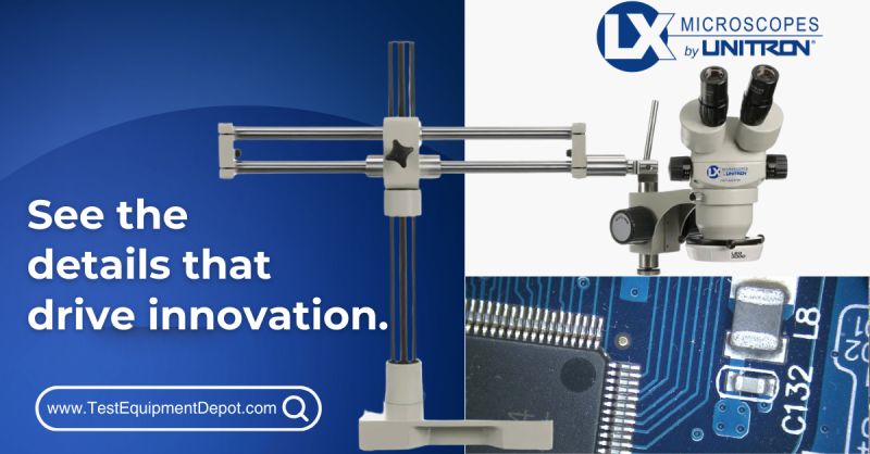TestEquipDepot's tweet image. See Every Detail. Trust Every Decision, with LX Microscopes by UNITRON mailchi.mp/testequipmentd…