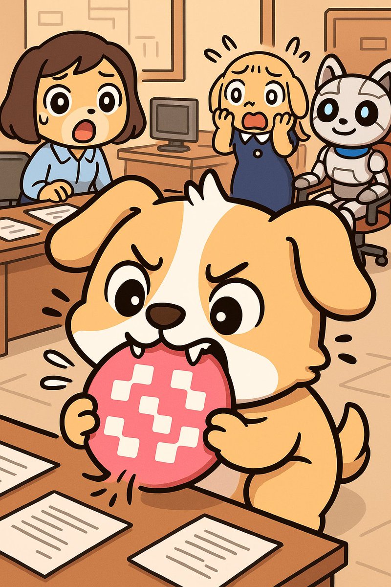 Day [9] of Daily Art for <a href="/SentientAGI/">Sentient</a>

Dobby vs. the sentient logo
Productivity: 0%
Entertainment: 100%
Even Robot Dobby knew this was coming 

<a href="/hieu06730313/">hieunguyen .IP./</a> <a href="/smoothasfkk/">SmoothAF </a> 

#SentientAGI #DobbyGRID #GRID