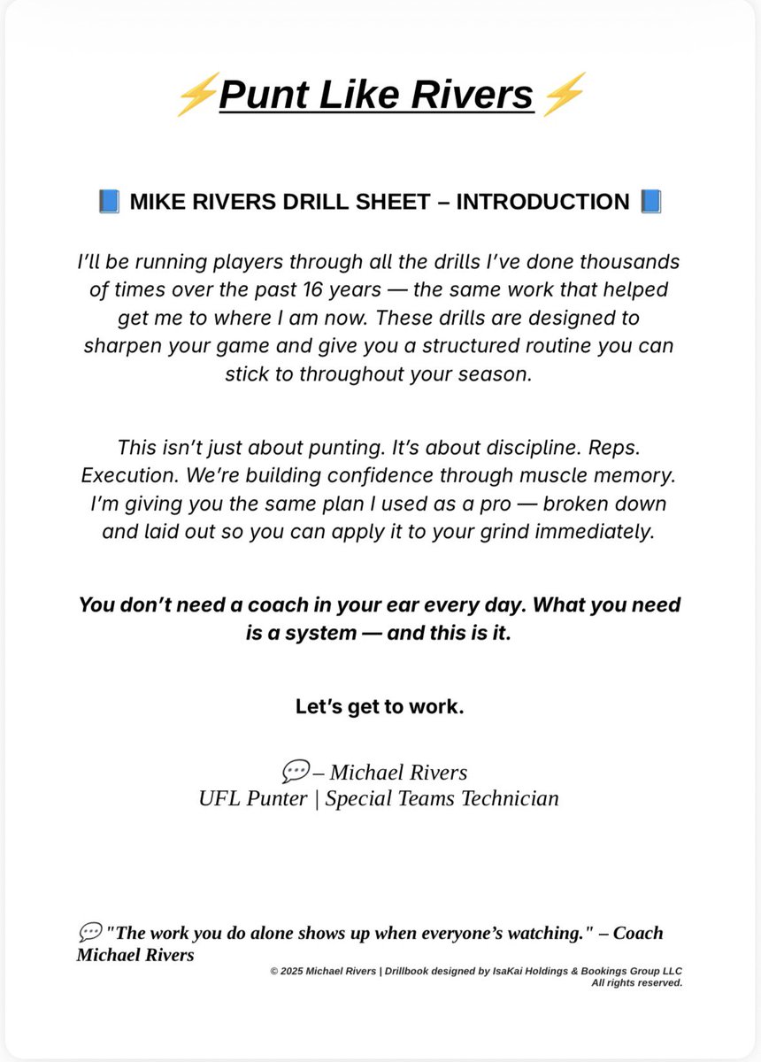 I’ve sent out over 70 free copies of my drill sheet since releasing it. Moving forward, I’ll need to charge a small fee. The value it provides is more than worth it — this sheet has the potential to shift the entire trajectory of a specialist’s career.
DM me for a copy 📥