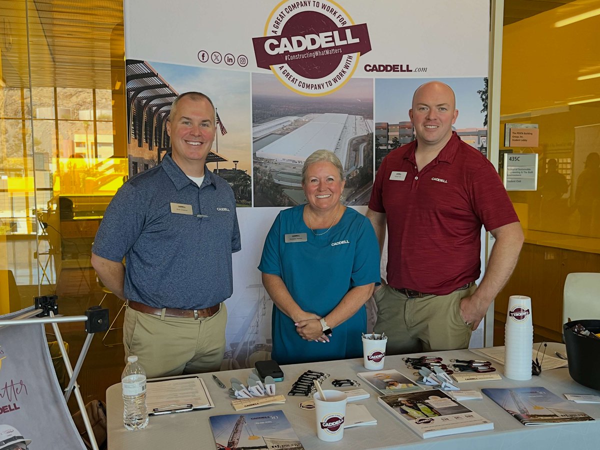 SSEBEatASU's tweet photo. 🏗️ It's @SSEBEatASU #Construction #CareerFair time! #Students, invest in your future and connect with 27 recruiters about #internships and #careers from 8 am-5 pm today at Helmick Center. https://t.co/PfS9fDhOzf 🚧 #ConstructionEngineering #ASUEngineering #Internships https://t.co/QBsL8NBiTq