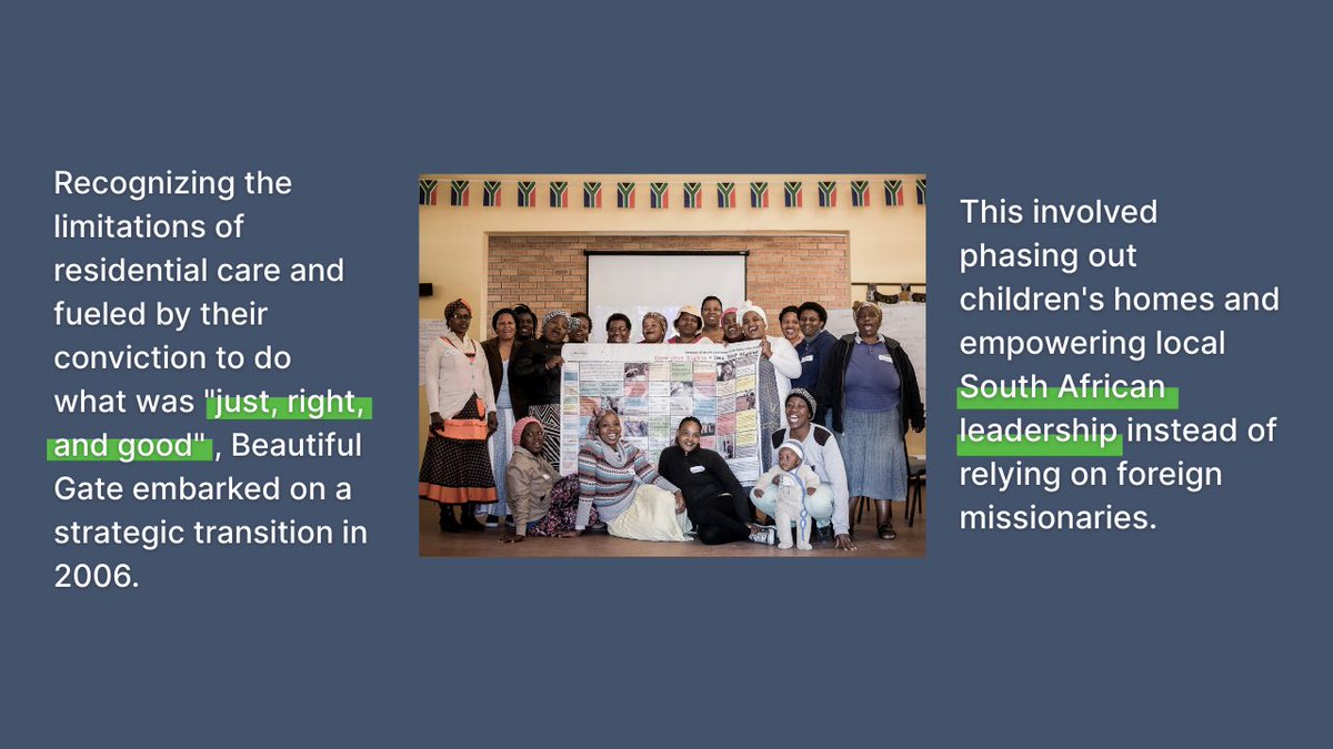FaithToAction's tweet image. Beautiful Gate, South Africa, shows a profound shift to family-based solutions. All 40 children transitioned to families by 2015. This highlights that effective care means prioritizing family. Sign the Global Church Pledge: globalchurchpledge.org