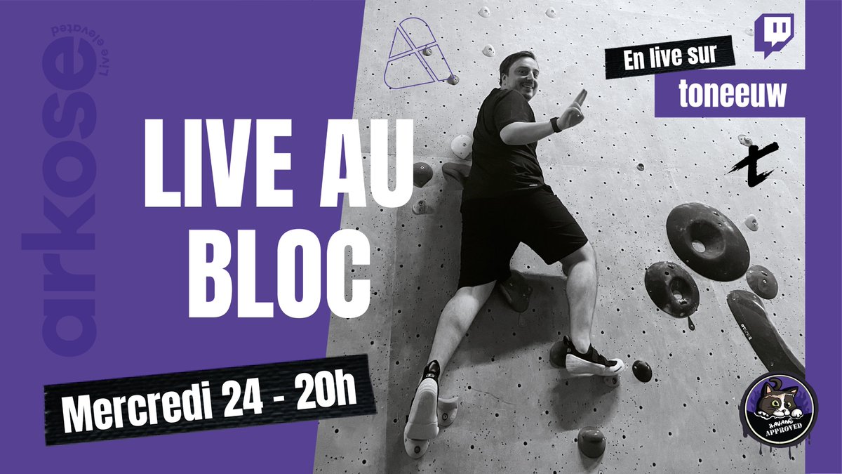 RDV dans quelques minutes pour un deuxième live chez Arkose ! 

twitch.tv/toneeuw