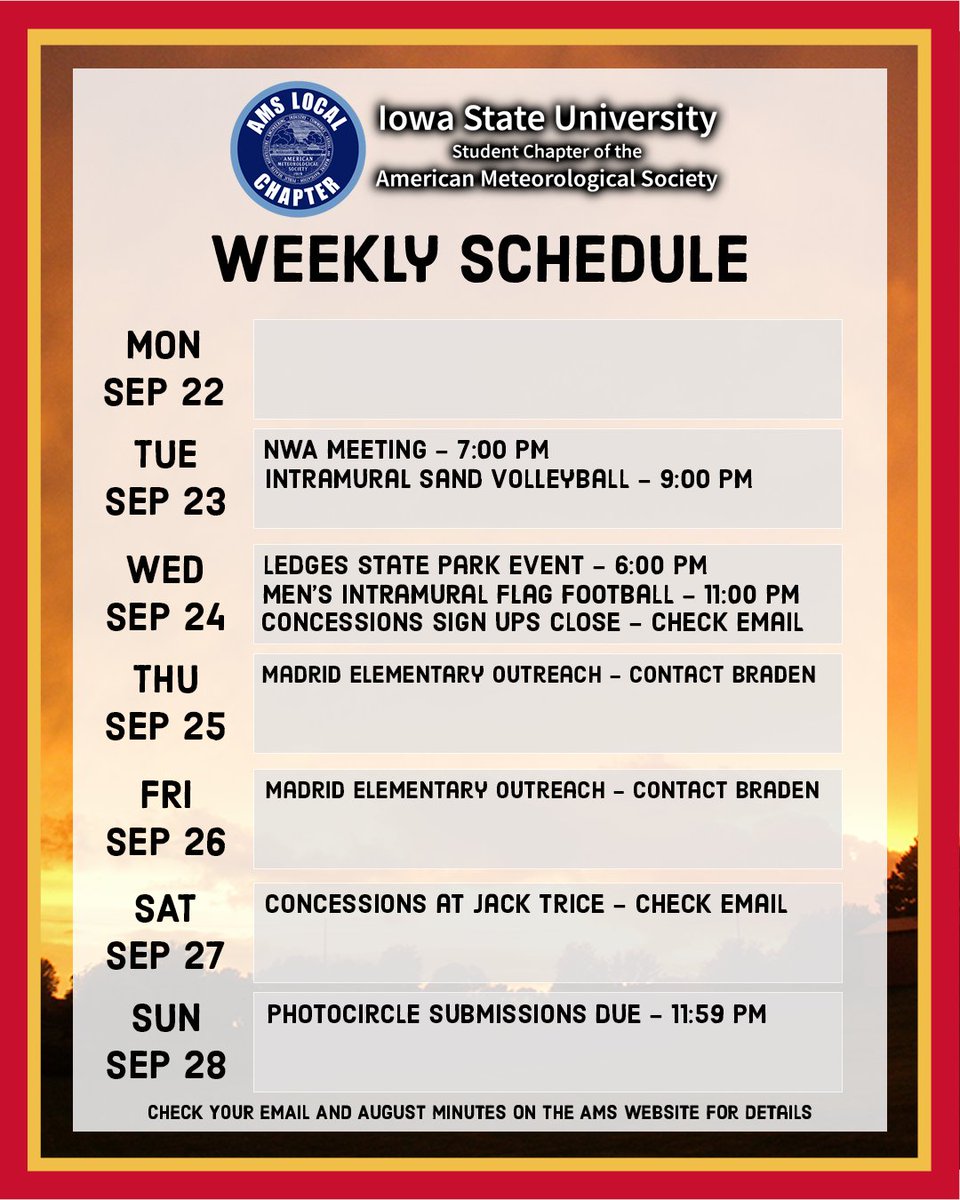 Iowa State AMS tweet media