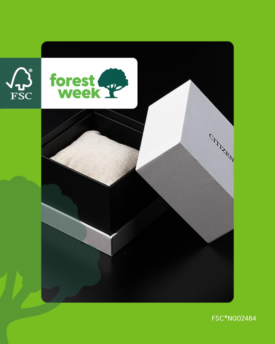 CITIZENWATCHJP's tweet image. シチズンは、森林の違法伐採や環境破壊に加担しないよう、時計ボックスにFSC🄬認証紙を採用しています。
次の世代に豊かな森を受け継いでいくために、貴重な森林資源を使用する責任と日々向き合っていきます。

FSC🄬について、詳しくはこちら↓
citizen.jp/sustainability…

#FSCForestWeek @FSC_Japan…