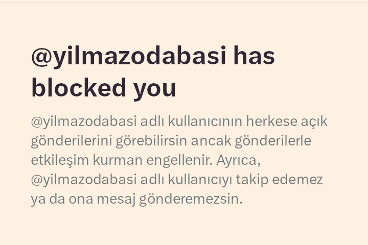 Ez ê tevli şekalan razêm Yilmaz(!) 😁 
Ji dêvla wek mirovên maqûl rabe lêborîna xwe ji Rojbîn Perîşan bixwaze, rêyek dîtiye ez asteng kirime :)
Biteqize here hembêza "abêyên xwe!"