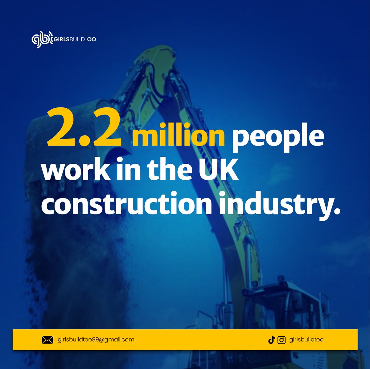 girlsbuildtoo99's tweet photo. Did You Know?
Over 2.2 million people are shaping skylines and building dreams in the UK construction industry!

At Girls Build Too, we're on a mission to inspire and empower more women to be part of this growing industry👷🏾‍♀️
#GirlsBuildToo #ConstructionFacts
#WomenInConstruction https://t.co/8kyyBnSuPr