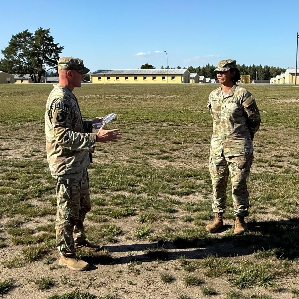 aerhq's tweet image. SFC Nadja Bernard, 2-7 Infantry, is the recipient of the Maj. Hugh Boyd Casey Memorial Award! The award was est by a donation to AER during the Vietnam War to recognize the most outstanding Soldier of the 7th Inf. — Casey&apos;s unit in the Korean War. More: armyemergencyrelief.org/news/nco-named…