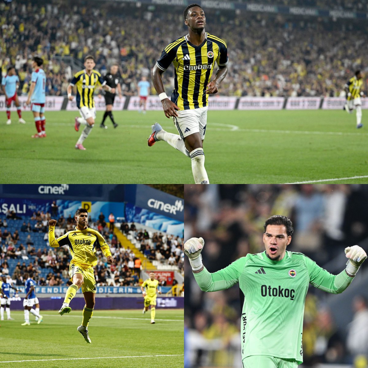 🕟 17:22
🗣 Serdar Ali Çelikler: “Jhon Duran, Asensio, Ederson Devin Özek'i arayıp "Bizim kontrat şartlarımız ağır. Bizim ödemelerimizde sıkıntı olur mu?" demişler. Sadettin Bey'in bunu çözmesi gerekiyor.”

🕧 18:49
🗣️ Yağız Sabuncuoğlu: “Fenerbahçeli futbol profesyonelleri ile