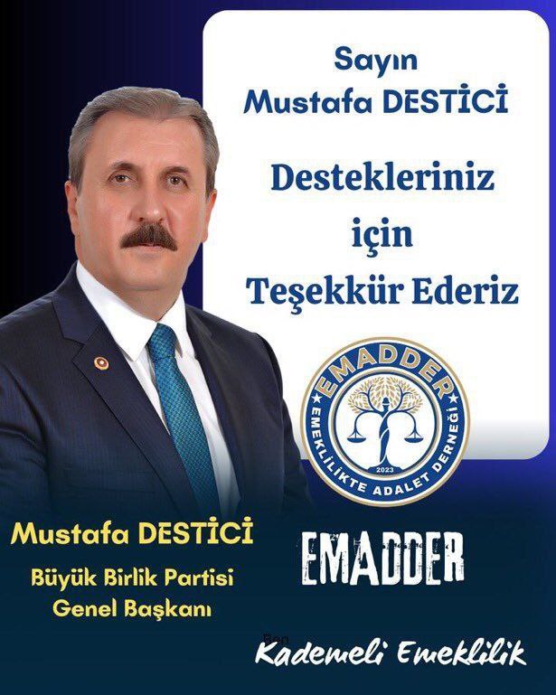 Karaca (@karaca15486703) on Twitter photo Kademeli emeklilik çalışanın anayasal hakkıdır.
#MilletinSesiDestici
<a href="/bbpgenelmerkez/">BÜYÜK BİRLİK PARTİSİ</a>
<a href="/Mustafa_Destici/">Mustafa Destici</a>
<a href="/metiindemiir26/">Metin Demir🇹🇷</a>
<a href="/Kemal_ucuncu/">Kemal Üçüncü</a>
<a href="/EmadDernegi/">EMEKLİLİKTE ADALET DERNEĞİ ⚖️</a> Kademeli emeklilik çalışanın anayasal hakkıdır.
#MilletinSesiDestici
<a href="/bbpgenelmerkez/">BÜYÜK BİRLİK PARTİSİ</a>
<a href="/Mustafa_Destici/">Mustafa Destici</a>
<a href="/metiindemiir26/">Metin Demir🇹🇷</a>
<a href="/Kemal_ucuncu/">Kemal Üçüncü</a>
<a href="/EmadDernegi/">EMEKLİLİKTE ADALET DERNEĞİ ⚖️</a>