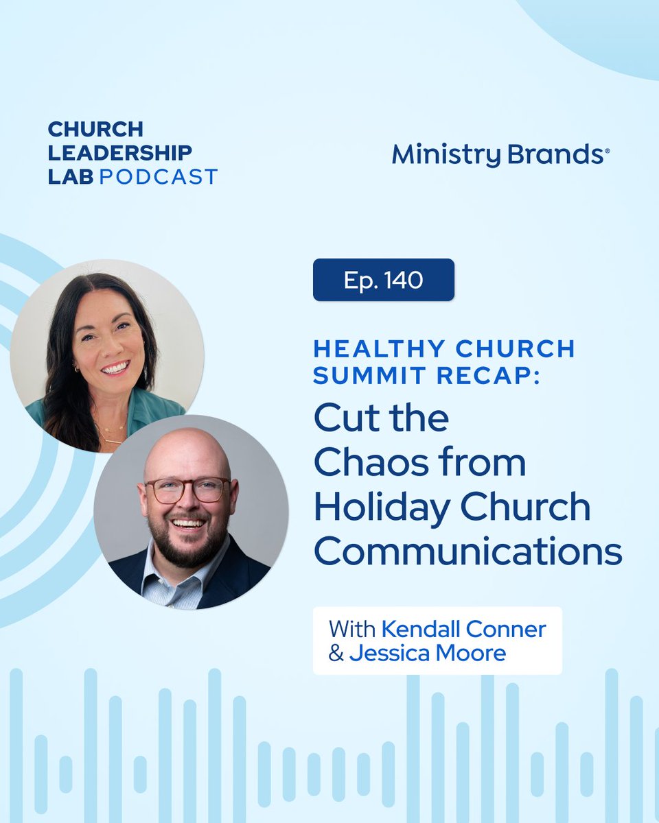🎙️ New Podcast Episode Now Available

In this episode of Church Leadership Lab, we recap our recent Healthy Church Summit and some of the key takeaways we learned about holiday communications.

👉 bit.ly/41BDQdC