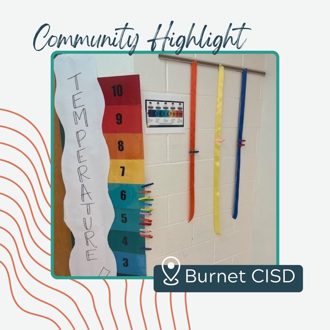 EmergentTree's tweet image. Teachers at @BurnetCISD are starting the year strong with the 🌡️ temperature check strategy! Morning check-ins give students space to share how they’re feeling, building connection, regulation, and support right from the start. 🌟 #MTSSBehavior #PositiveBehaviorSupports