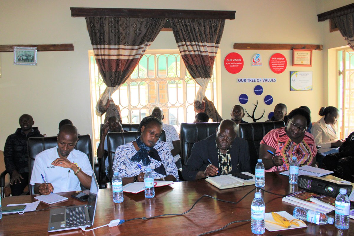 The office of the IGG in collaboration with RAC organized a 1-day engagement meeting to boost collaboration &amp; participation in anti-corruption work. Participants included; RAC staff, focal persons, Rwenzori governance cluster, &amp; the media. <a href="/IGGUganda/">IGG</a> <a href="/giz/">Giz</a> #IGG