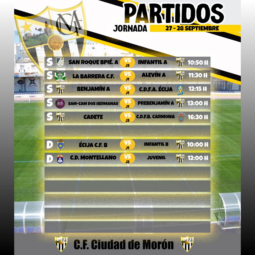 Club de Fútbol Ciudad de Morón tweet media
