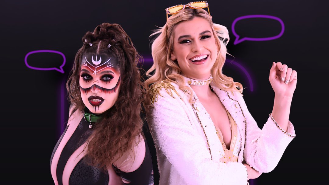 WOW Stars <a href="/KatJinx_wow/">Katarina Jinx</a> and <a href="/goldiec_wow/">GOLDIE COLLINS</a> talk WOW Coming to Vegas, Excitement for WOW Season Four, Becoming a Tag Team &amp; more w/ @kcalnews (VIDEO) youtu.be/TEuAWxVvKgM?si…