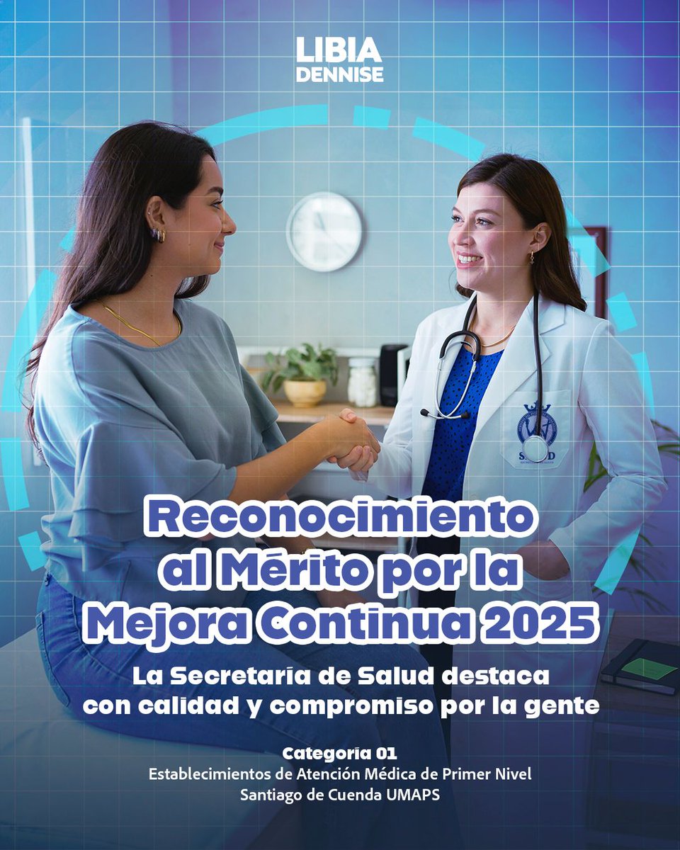 El sistema de salud de Guanajuato vuelve a ser reconocido a nivel nacional. 🇲🇽

El Premio Nacional de Calidad en Salud 2025 🏅🏅 y el Reconocimiento al Mérito por la Mejora Continua 🏅 distinguen el trabajo de la Secretaría de Salud y de quienes, con calidad y compromiso, cuidan