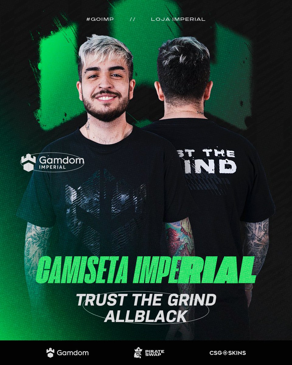 imperialesports's tweet image. Vista a Imperial 💚

Seja parte do nosso universo, dentro e fora do jogo!

Encontre seu modelo favorito e garanta já: imperialesports.store

#IMPSTORE