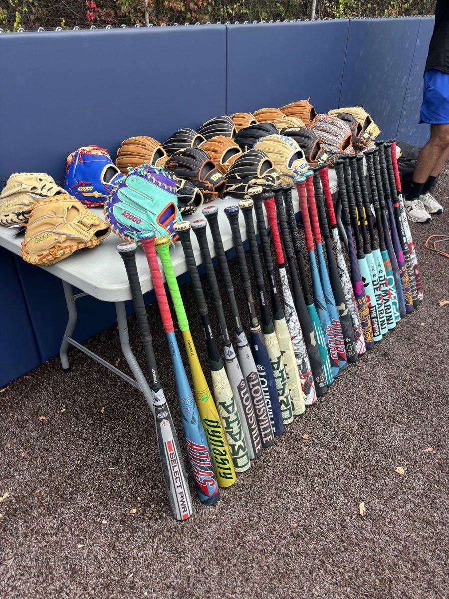 Jliebs5's tweet photo. FDU demo day. The boys are enjoying themselves #KnightWork @FDUKnightsBase #wilson https://t.co/v5KvFyoTrC