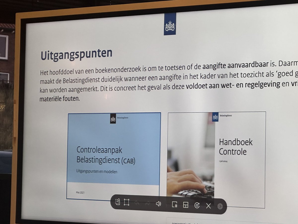 PragerBerckhoff's tweet photo. #noab presentatie van de #Belastingdienst over boekenonderzoek bij ondernemingen https://t.co/FxHWhenSzC