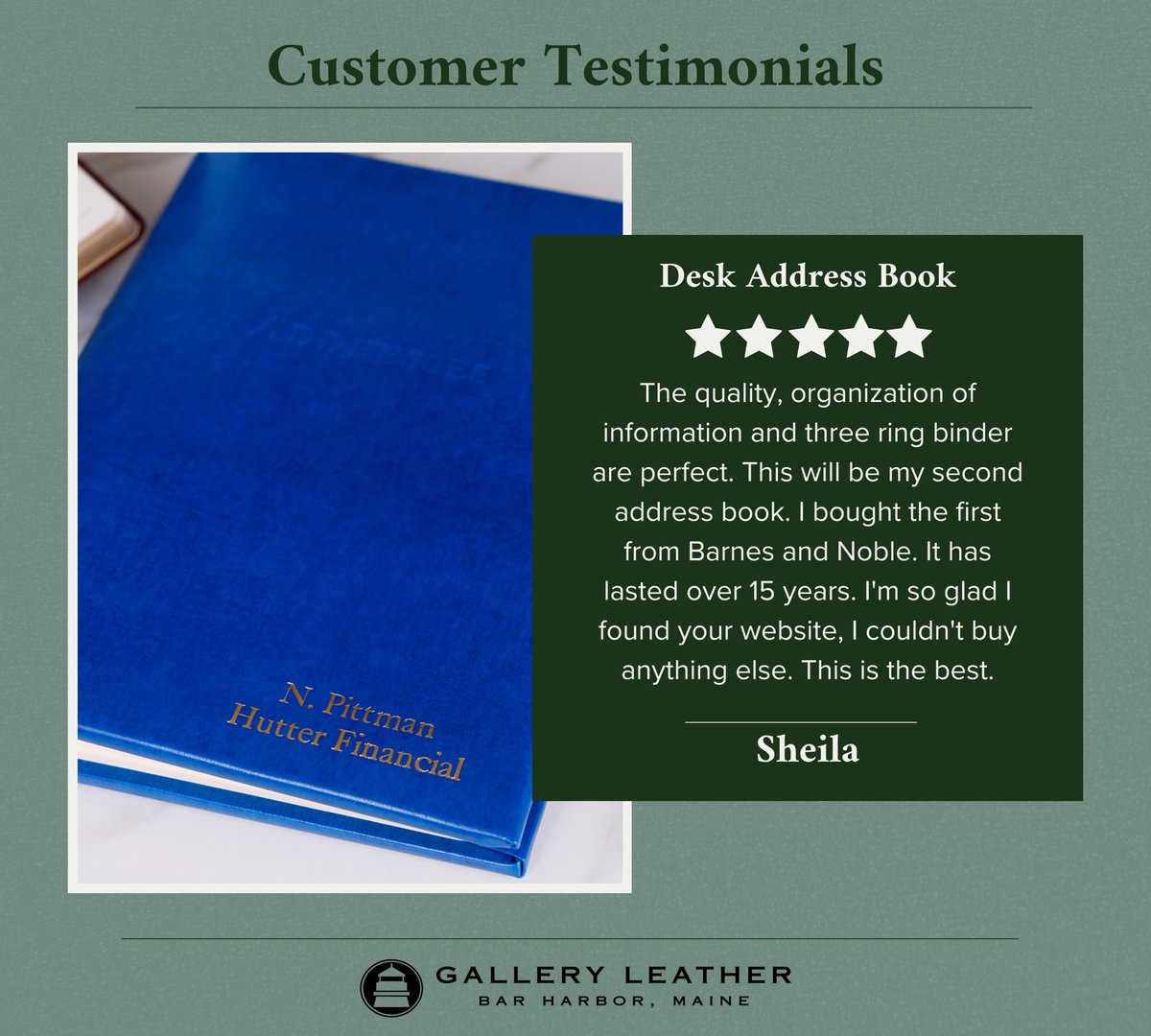 Gallery_Leather's tweet image. Thank you for your kind feedback, Sheila! We hope you are still enjoying your Address Book. Explore the craftsmanship: galleryleather.com/organizers/add…

#Review #GalleryLeather #AddressBook
