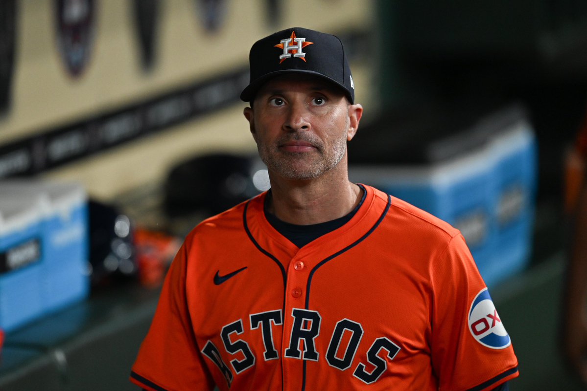 trevhauer's tweet image. Joe Espada as manager:

1. 12-24 start in 2024 (worst start in franchise history)
2. Lineup changes EVERY GAME
3. The Framber Valdez incident of 2025
4. Zero accountability, players make the same mistakes
5. Country club mentality, no toughness

Time to move on. #BuiltForThis