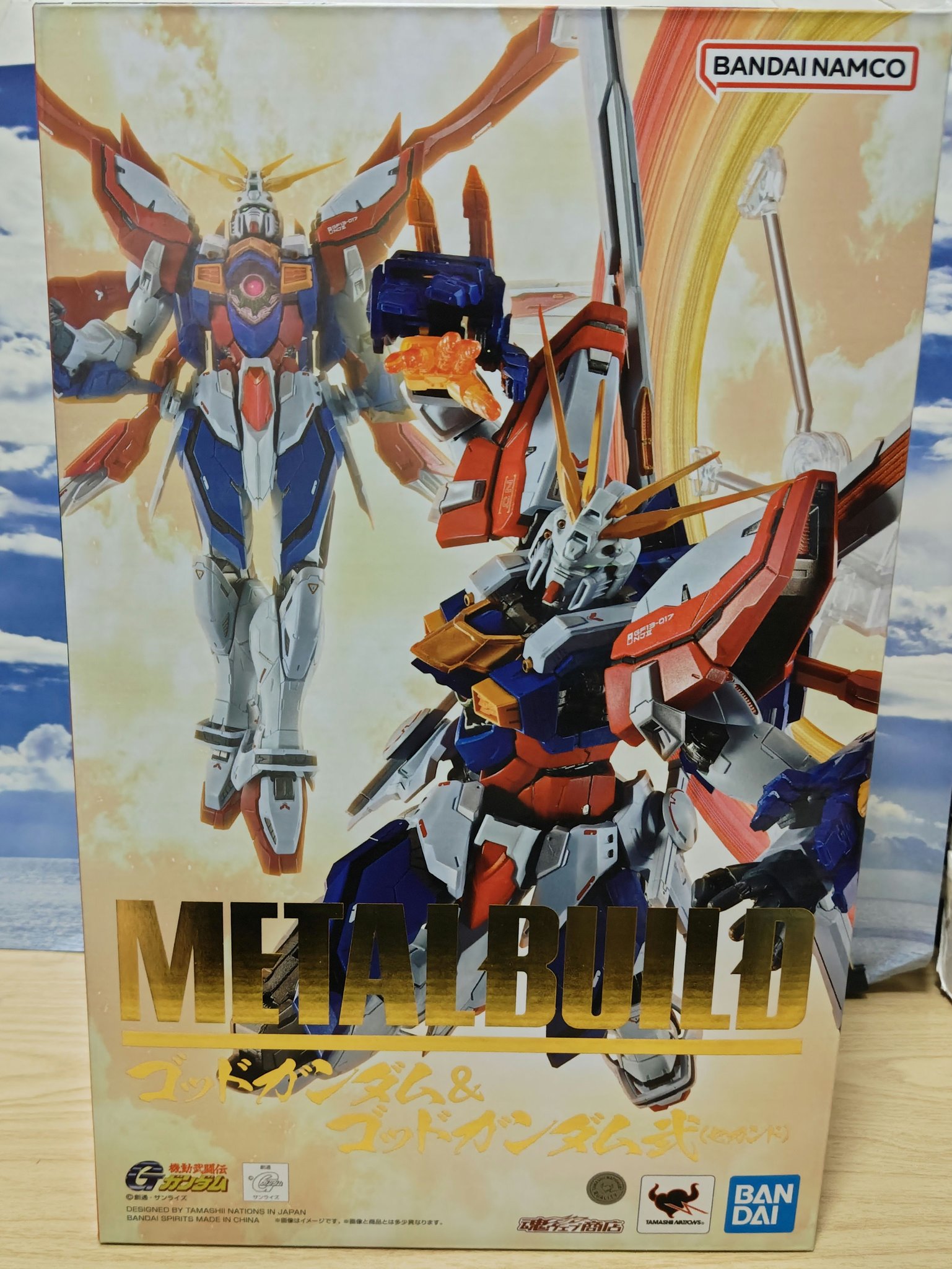 【輸送箱未開封】L BUILD ゴッドガンダム＆ゴッドガンダム弐 L BUILD ゴッドガンダム ＆ ゴッドガンダム弐 （セカンド）×2