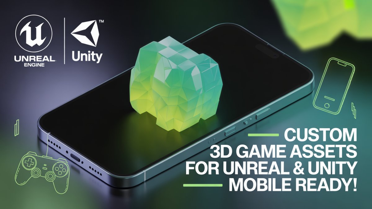 ProgressOne10's tweet image. Custom 3D Game Assets for Unreal & Unity! 
Expert 3D modeling for low-poly game assets optimized for Unreal & Unity. 
Perfect for mobile games! 
Order now! go.fiverr.com/visit/?bta=221… 
#3DGameAssets #UnrealEngine #Unity3D #GameDev #3DModeling