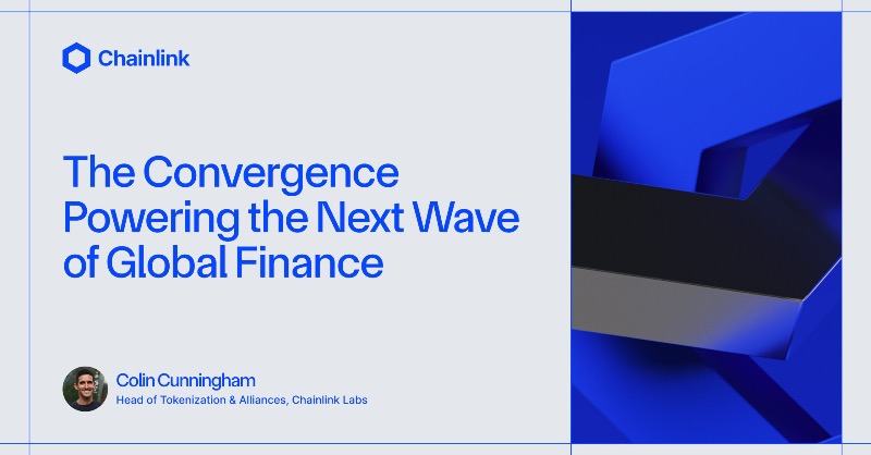 chainlink's tweet photo. Tokenization isn’t hype. It’s happening right now. 

From RWA integration to settlement innovation, financial institutions are building the foundation for an onchain financial system. 

See how Chainlink is powering this evolution👇