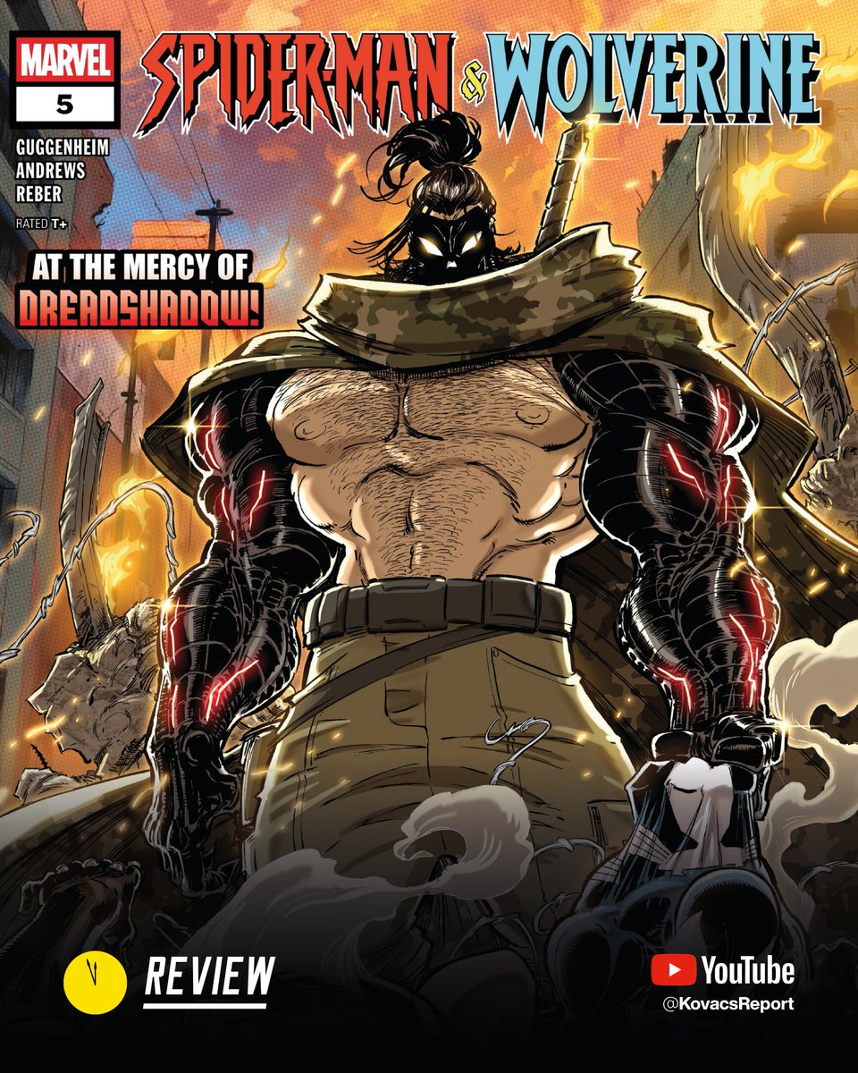 Spider-Man &amp; Wolverine #5 Review - The Final Battle with Dreadshadow and Secrets Revealed!
youtu.be/W_NVk8P9E-Y

Follow/Support The Kovacs Report:
Instagram | X | Facebook | Bluesky | Reddit | Patreon: @kovacsreport

Marc Guggenheim
Kaare Andrews
Marvel Comics <a href="/MarvelComicsHQ/">Marvel Comics</a>