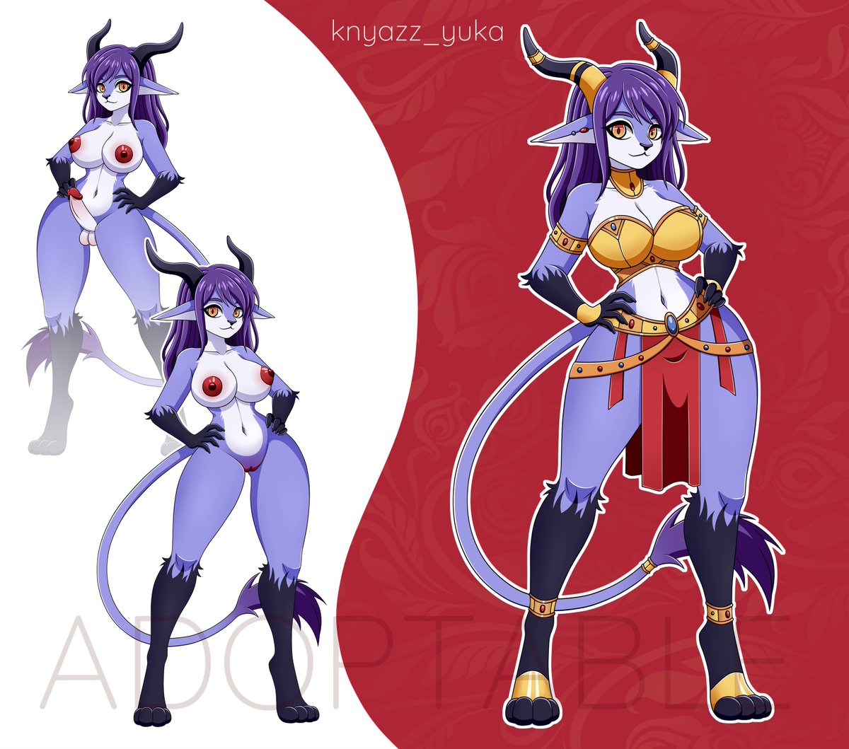 Adopt Auction
Blue Tiefling 🩵💫

YCH Auction: ych.commishes.com/auction/show/4…

Furaffinity: furaffinity.net/view/62395506/

#adoptable #dndcharacter #tiefling #demoness #fursona #furryadopt