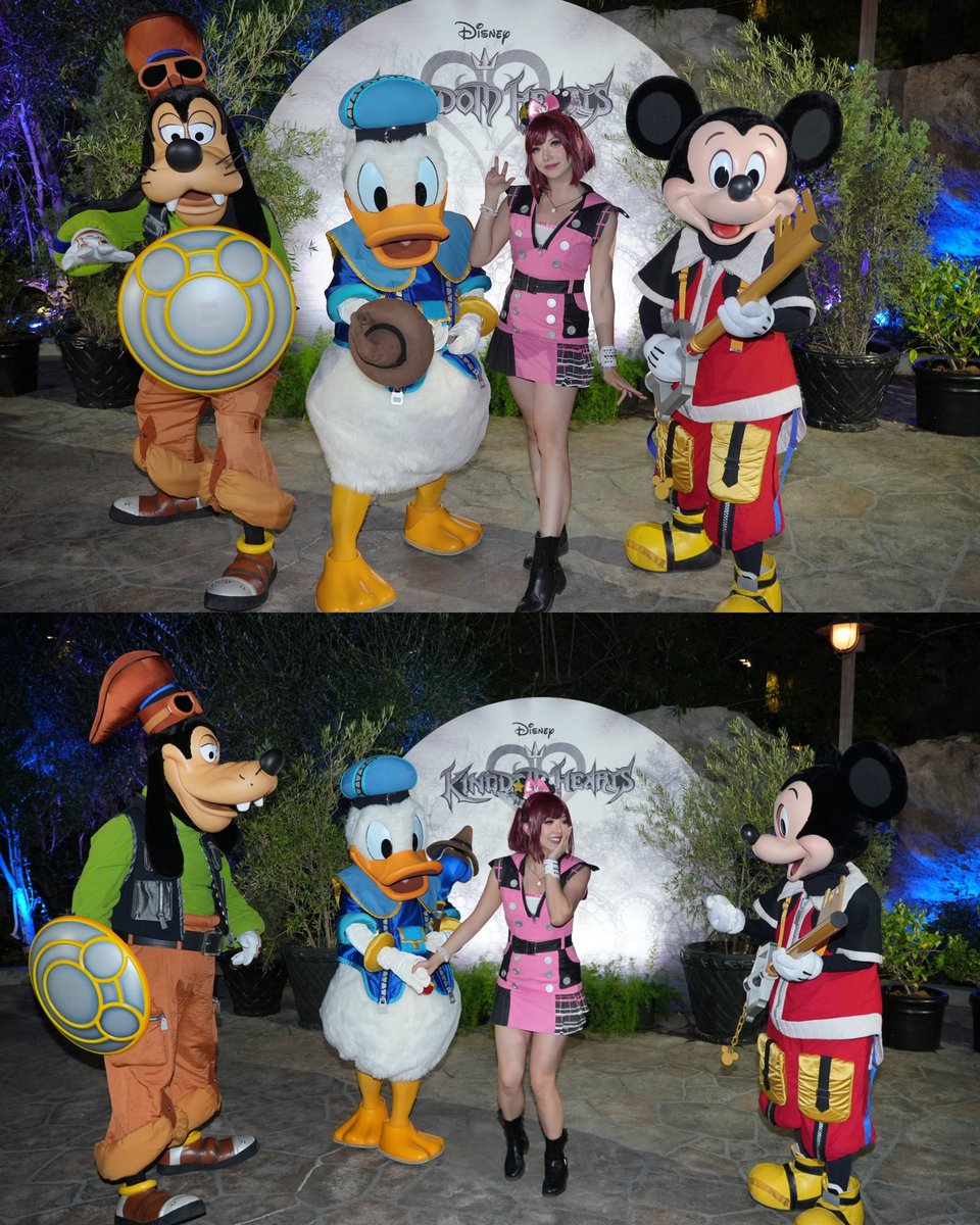 Been dreaming of meeting the Kingdom Hearts cast at Disney's Oogie Boogie Bash for years 🥹
--
I truly think this is the happiest day of my life 😭😭