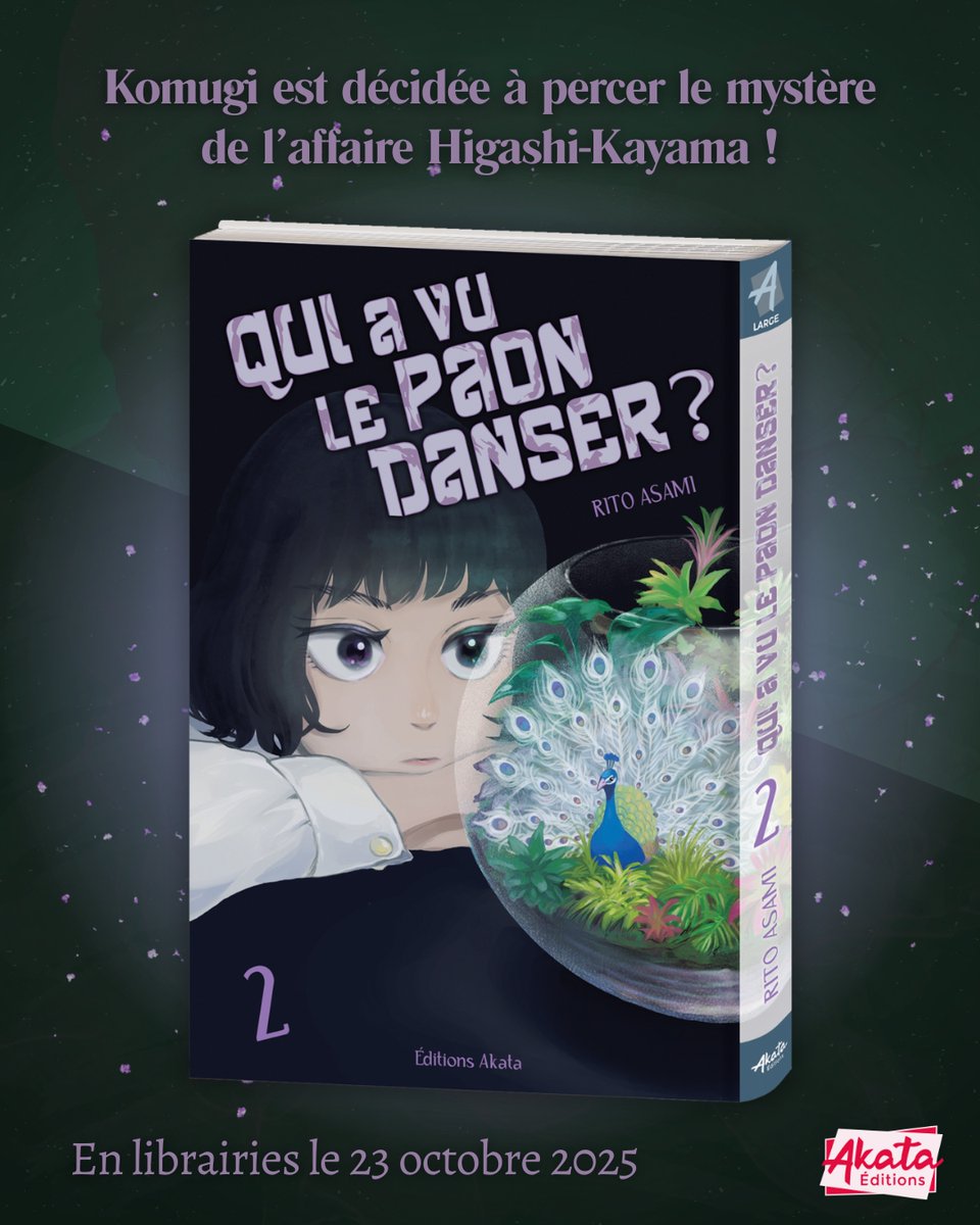 AKATAmanga's tweet image. Comment la lettre que son père lui a laissée pourra permettre à Komugi de retrouver le véritable meurtrier ? Surtout quand un inquiétant reporter se dresse sur son chemin…

L&apos;enquête continue mais le mystère s&apos;épaissit…
Rendez-vous le 23 octobre ! 🔎