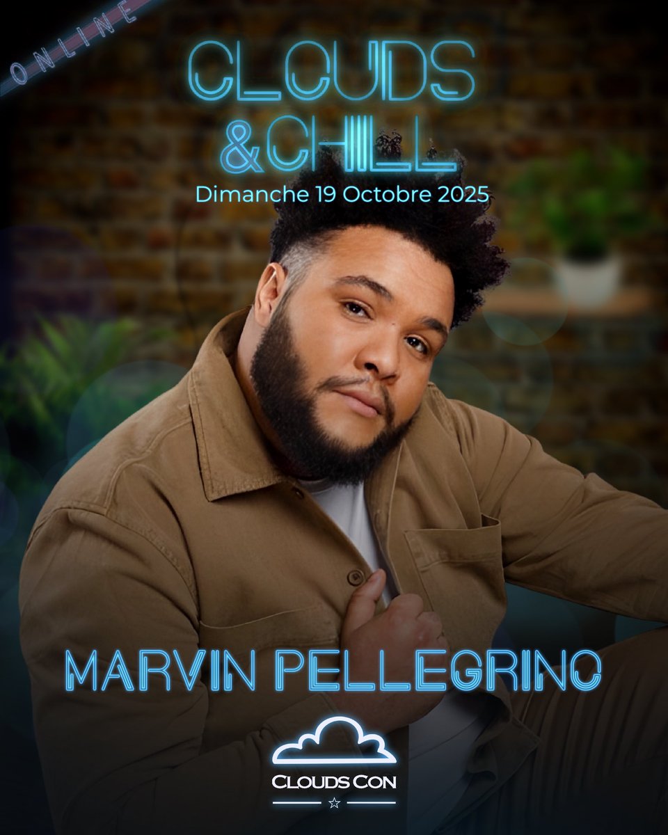 CloudsCon's tweet image. 🖥️ #CACMarvin 🖥️

Nous sommes très heureux d’accueillir MARVIN PELLEGRINO pour notre nouvelle #CAC 🌟🥰

Rejoignez nous pour une rencontre tout en douceur le Dimanche 19 Octobre 2025 ! 🖥️✨

Planning
15h-15h30 : Meeting
À partir de 15h45 : 1-1 session

🎟️ Billetterie: