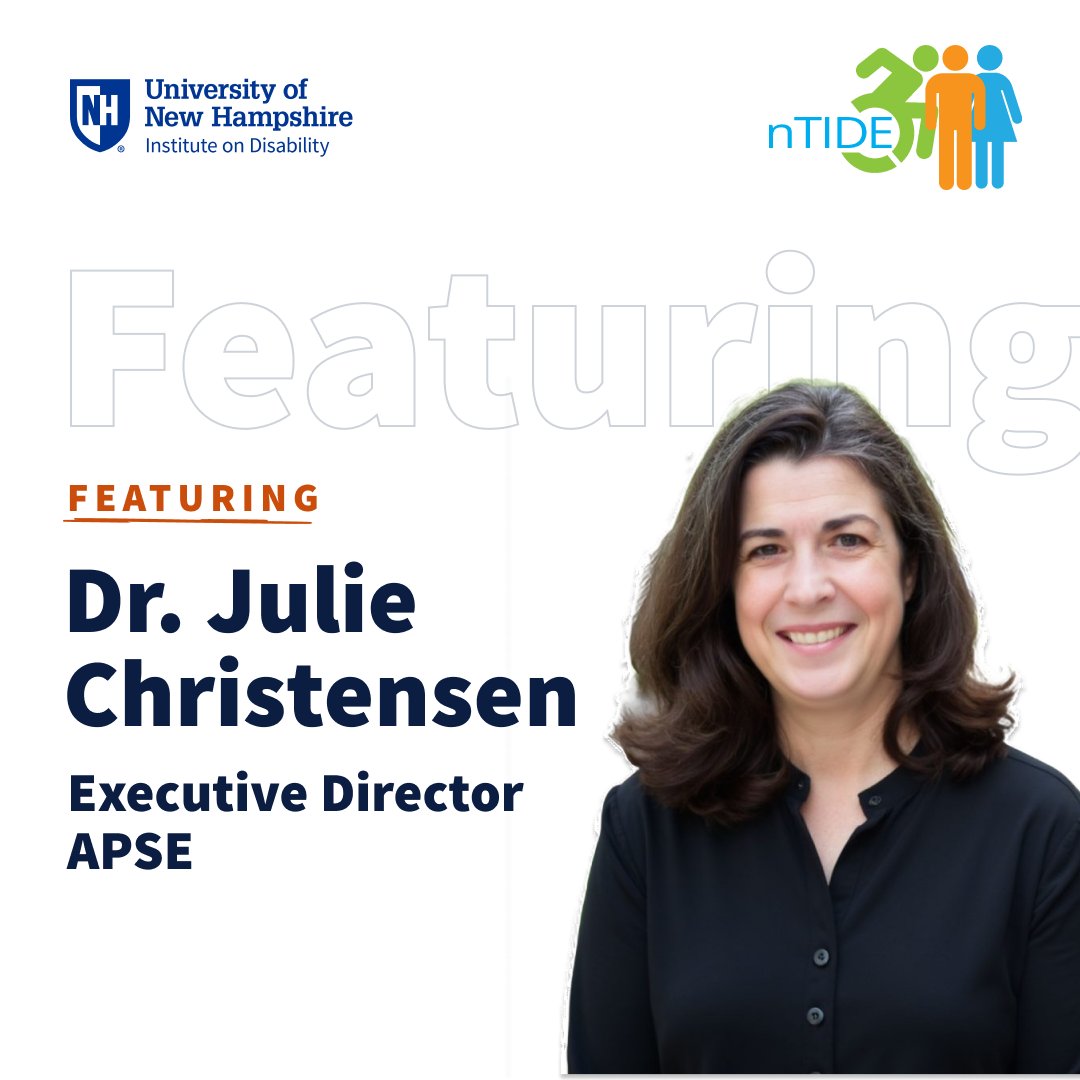 DisabilityStatistics (@disabilitystats) on Twitter photo Take a lunch break with #nTIDE on 10/3 as Dr. Julie Christensen of the APSE discusses Real Work, Real Pay: Advancing Employment First Together to support fair pay & remove myths on job accommodations. Register: researchondisability.org/event/2025/10/… <a href="/KesslerFDN/">Kessler Foundation</a> <a href="/UNHIOD/">Institute on Disability</a> #NDEAM #RealWorkRealPay Take a lunch break with #nTIDE on 10/3 as Dr. Julie Christensen of the APSE discusses Real Work, Real Pay: Advancing Employment First Together to support fair pay & remove myths on job accommodations. Register: researchondisability.org/event/2025/10/… <a href="/KesslerFDN/">Kessler Foundation</a> <a href="/UNHIOD/">Institute on Disability</a> #NDEAM #RealWorkRealPay