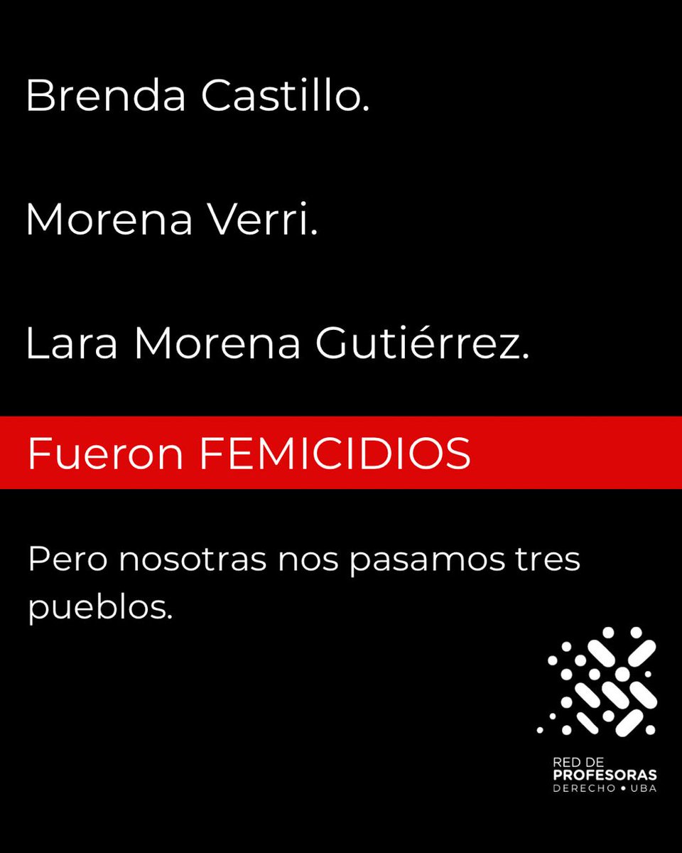 Red de Profesoras de Derecho-UBA (@profesorasfder) on Twitter photo 